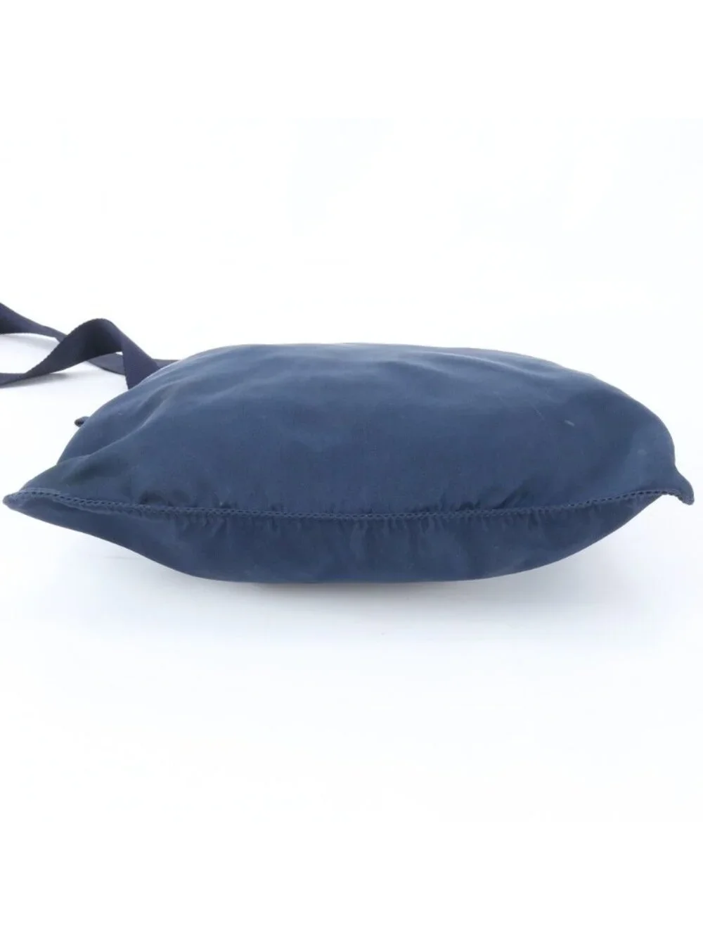 Prada Tessuto Nylon Triangle Logo Shoulder Bag Crossbody Messenger Navy